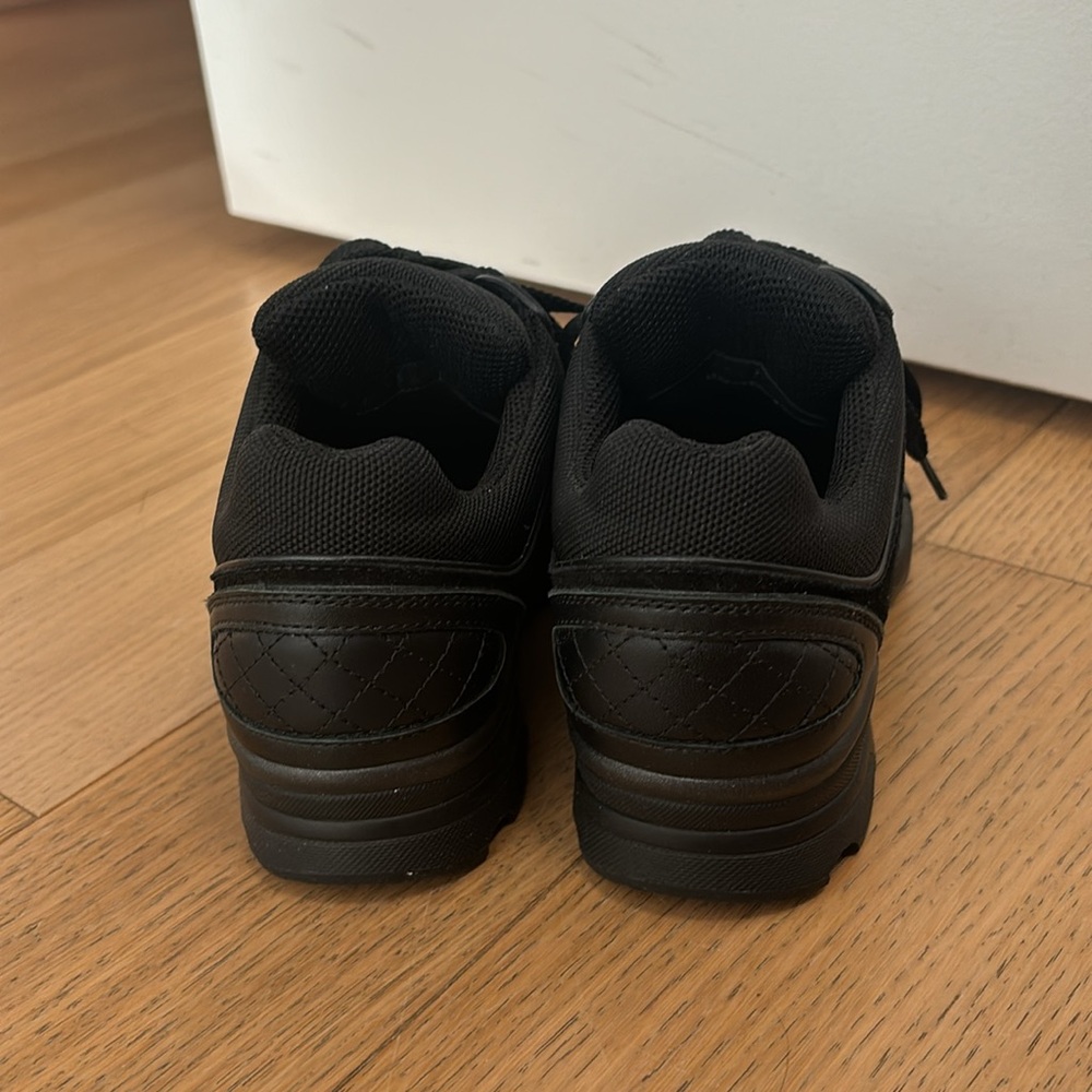 CHANEL Black Suede CC Sneakers - Picture 3 of 7